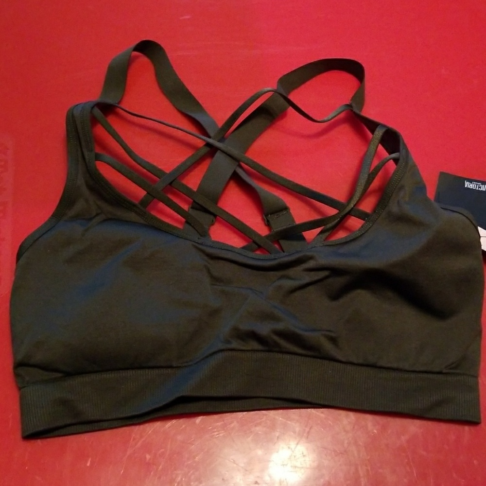 Victoria's Secret Olive sport bra Size L